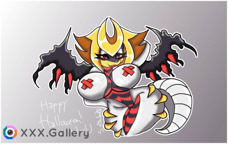 Giratina anthro by me ^w^! (Sg0mbr0)